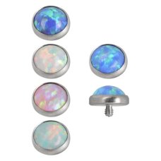 Synthetic Opal Dermal Anchor - Tető